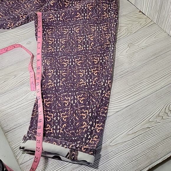 One Teaspoon Azteca Leopard Tapered Denim Jeans Womens Size 29 NWT - Picture 12 of 15
